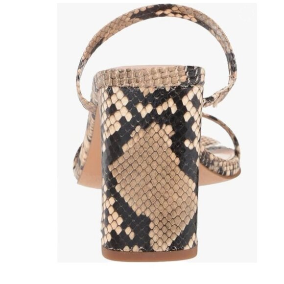 The Drop Women's Avery Square Toe Two Strap High Heeled Sandal - Picture 3 of 8